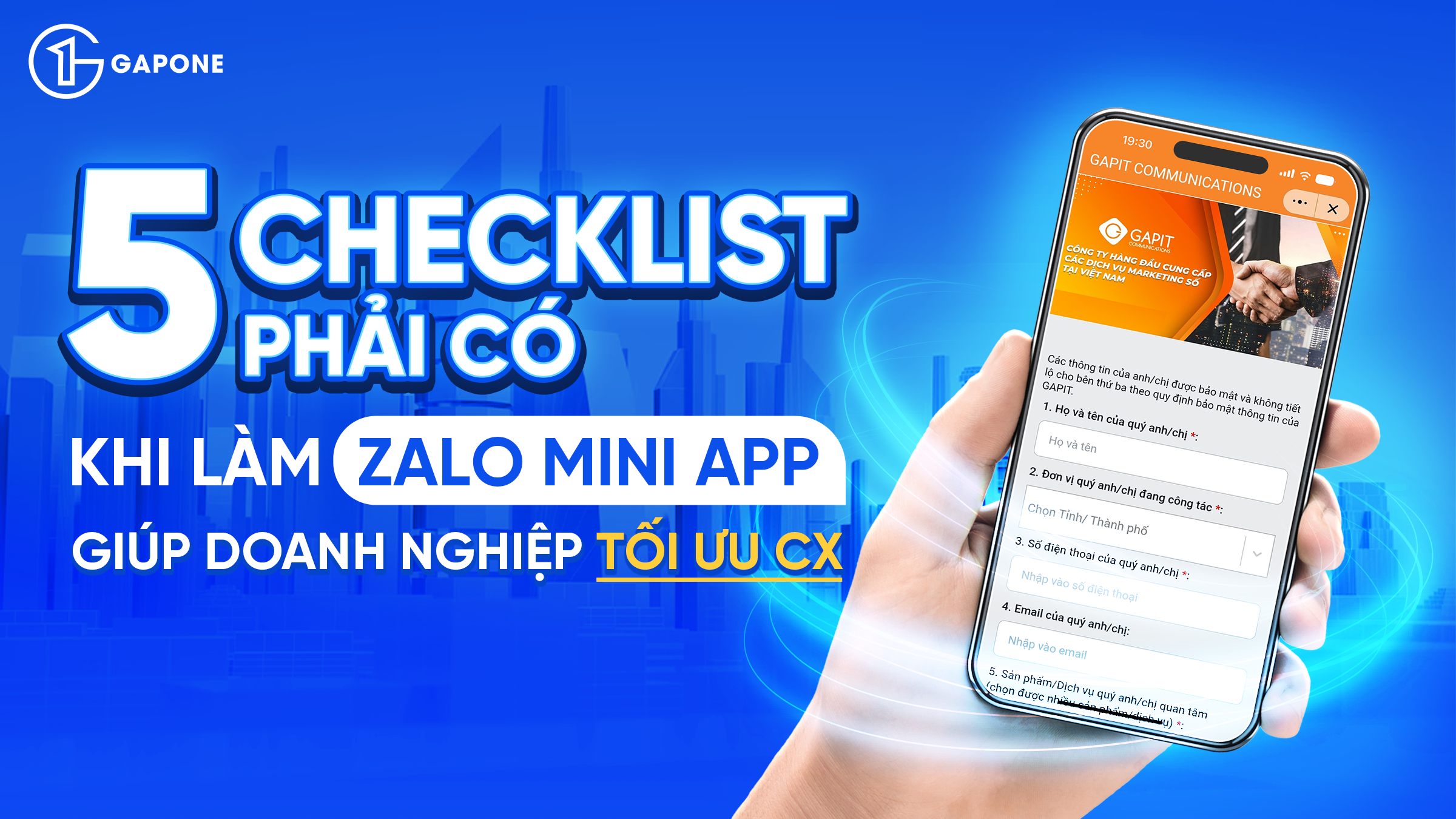 5 Checklists Phải Có Khi Làm Mini App Zalo Giúp Doanh Nghiệp Tối Ưu CX Mini App Trên Zalo