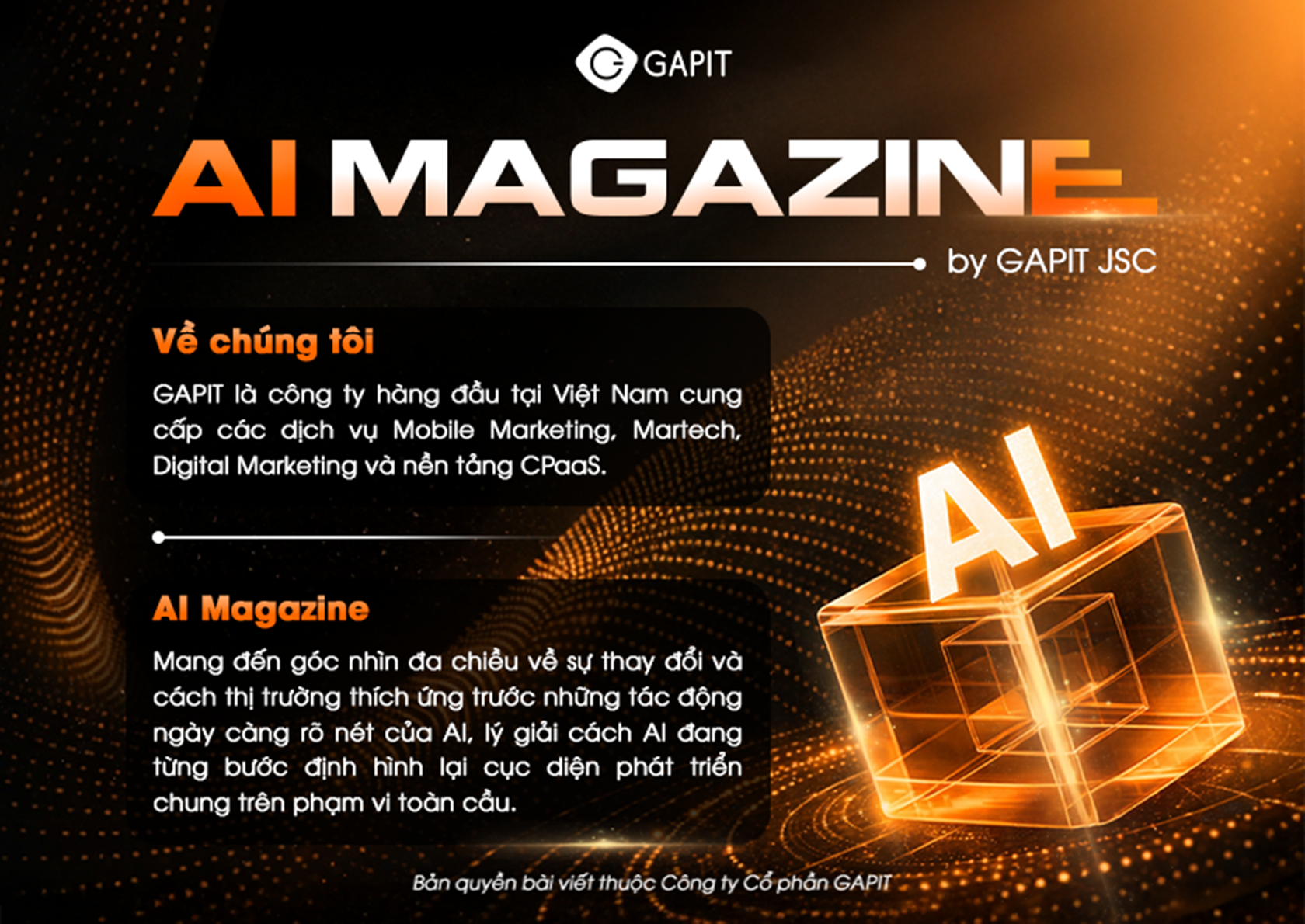 AI MAGAZINE by GAPIT JSC