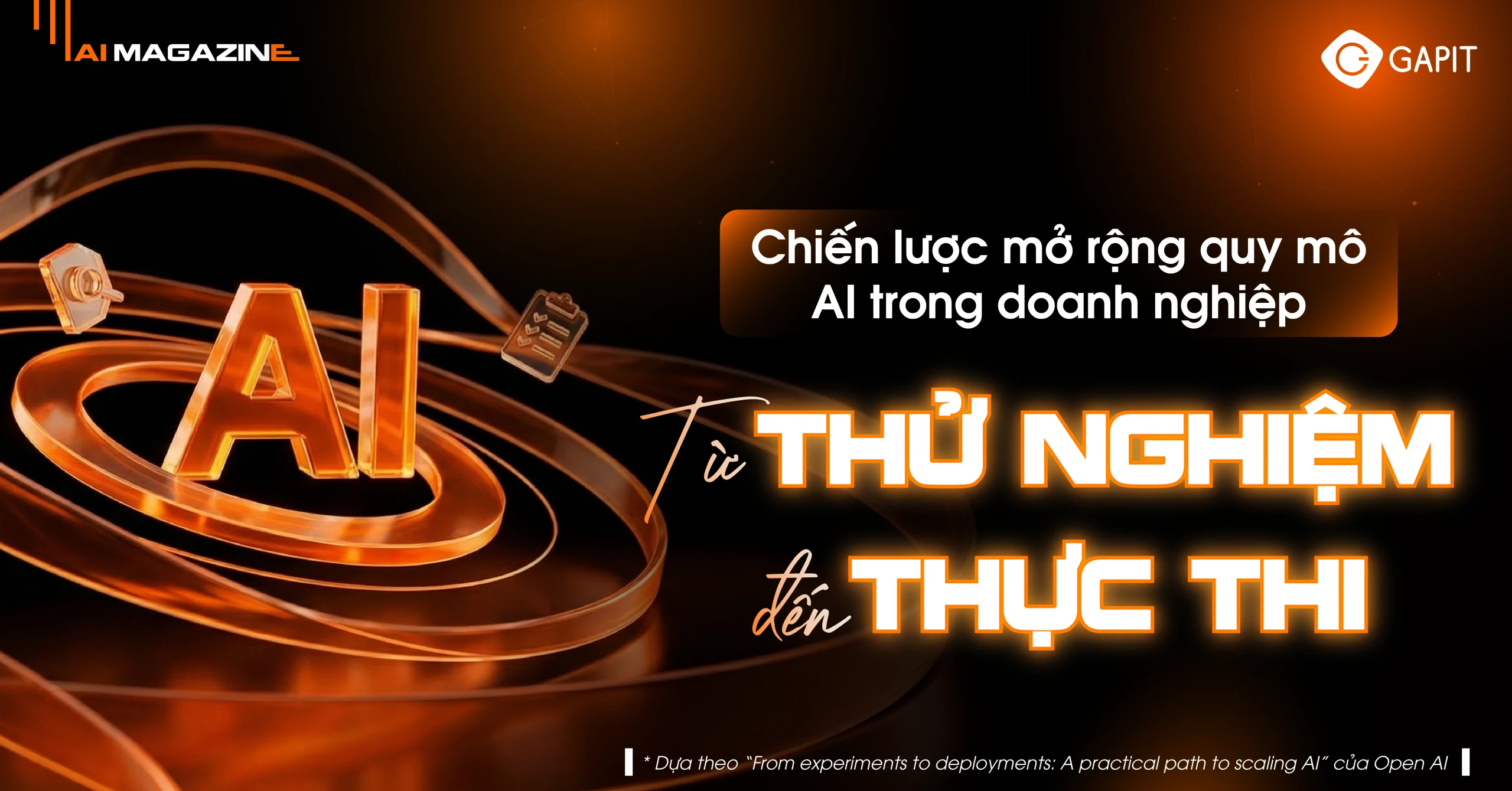 Chiến lược mở rộng quy mô AI trong doanh nghiệp