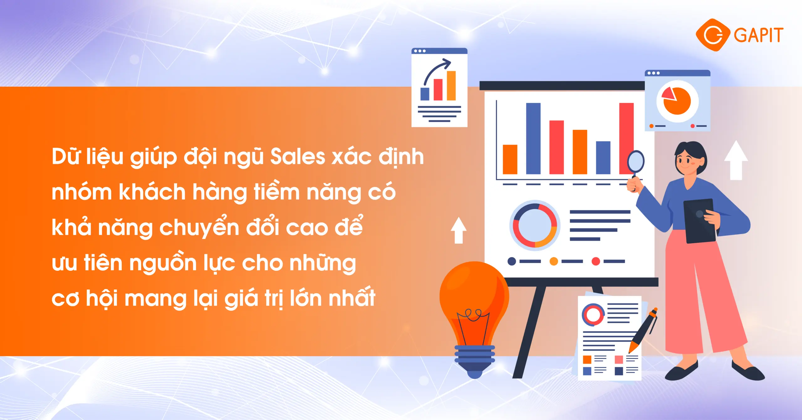 data driven trong phong ban sales