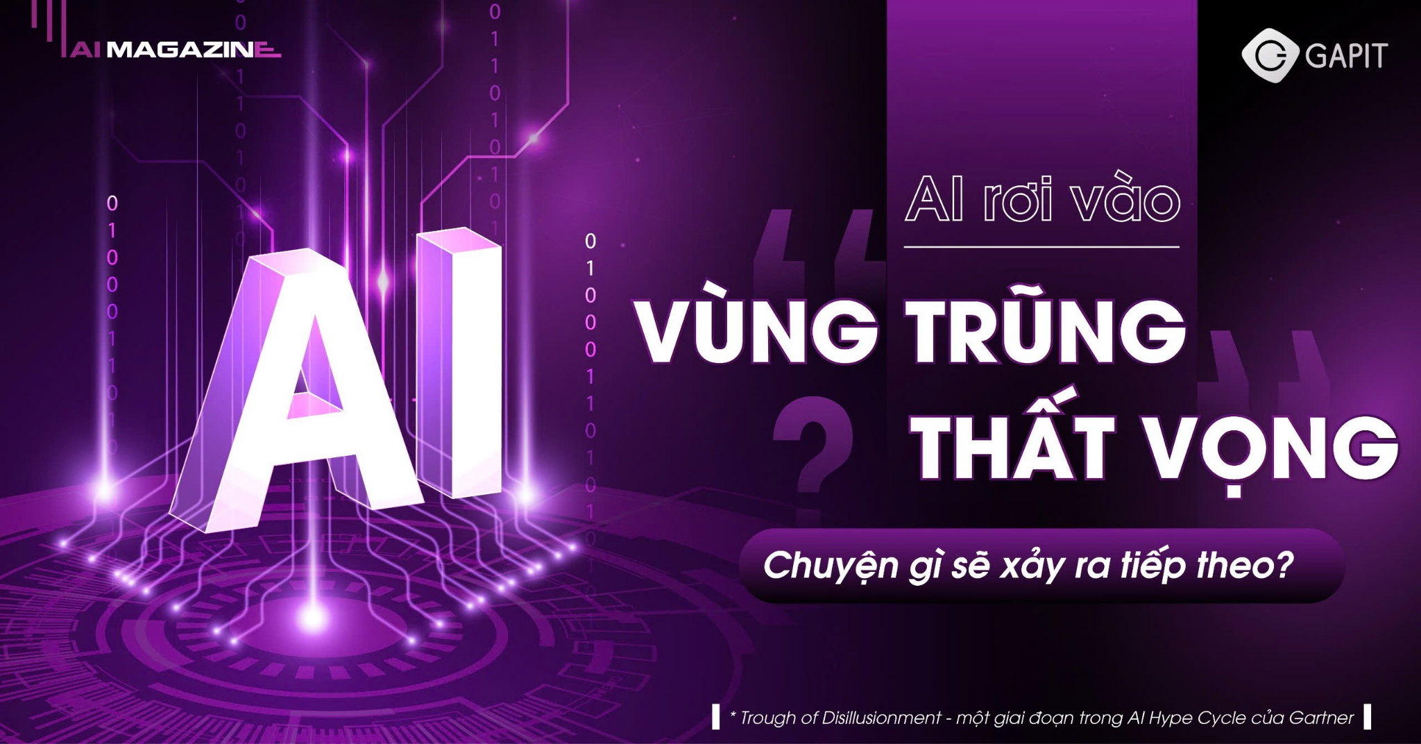 AI rơi vào “Vùng Trũng Thất Vọng” – Chuyện gì sẽ xảy ra tiếp theo?