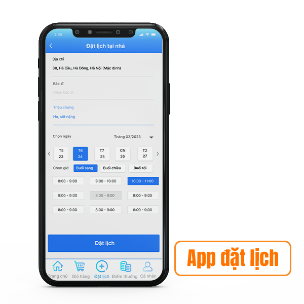 Zalo Mini App đặt lịch